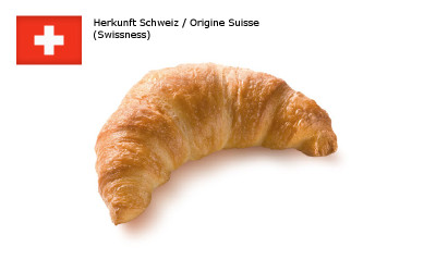 Croissant au beurre 50 g rapide, 100 pcs.